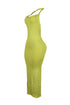 Evelynn Twisted Halter Multi Way Maxi Dress